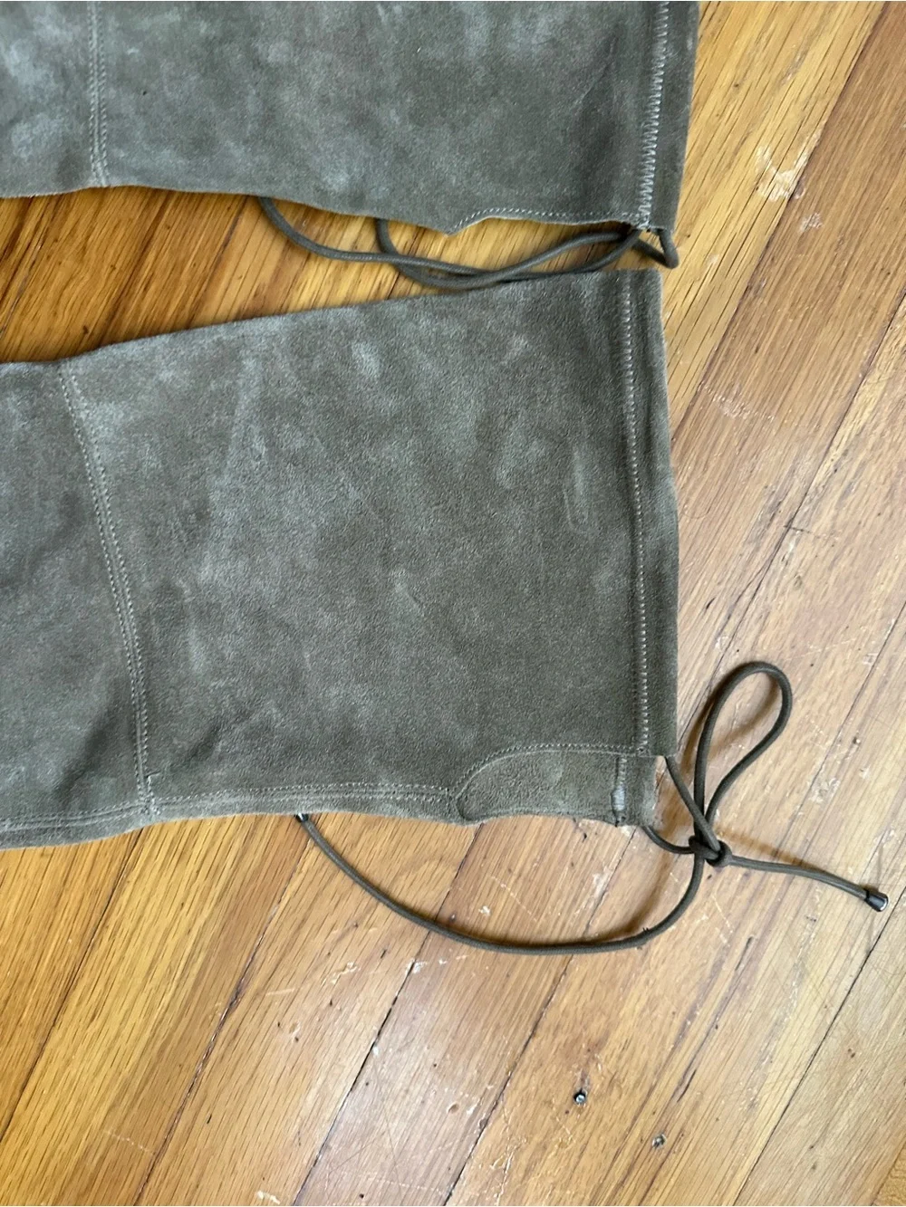 Aldo Over-the-Knee Suede Boots in Taupe
